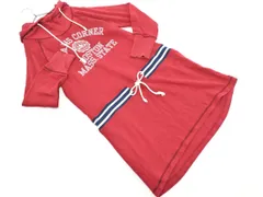 Champion チャンピオン プリント パーカー ワンピース sizeL/ボルドー ■◇ レディース