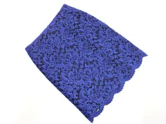 UNITED ARROWS ユナイテッドアローズ レース タイト スカート size36/紺 ■◇ レディース