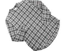 URBAN RESEARCH アーバンリサーチ チェック バンドカラー シャツ sizeM/黒 ■◇ メンズ