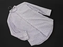 SHIPS シップス ストライプ 七分袖 シャツ sizeS/白ｘグレー ■◇ メンズ