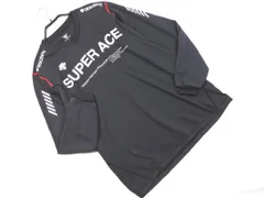 DESCENTE デサント プリント トレーニングウェア カットソー sizeL/黒 ■◇ メンズ