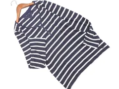 TOMMY HILFIGER トミーヒルフィガー ボーダー ニット セーター sizeM/白ｘ紺 ■◇ レディース