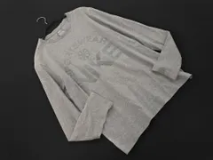 NIKE ナイキ プリント 長袖 プルオーバー カットソー sizeM/グレー ■◇ メンズ