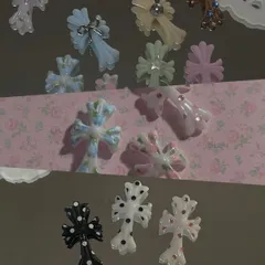 【オーダーページ】クロム ネイルパーツ クロスモールド D.Nails