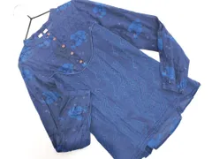 SILAS サイラス ブラウス シャツ sizeS/紺 ■◇ レディースのサムネイル
