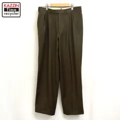 90s USA製 vintage 2タック スラックスパンツ メンズ Lサイズ相当