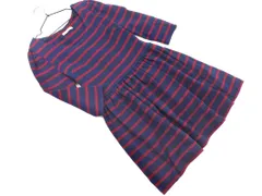 snidel スナイデル ボーダー ワンピース size1/紺x赤 ■◇ レディース