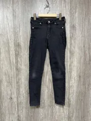Heather ヘザー ISKO スキニー デニムパンツ sizeM/黒 ■■ レディース