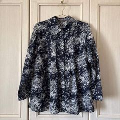 seawall 】 シーウォール リバティ 花柄 青 ブラウス タナローン 