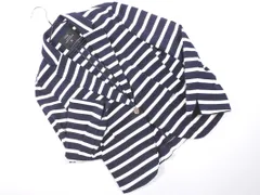 INED イネド ボーダー ジャケット size9/紺 ■◇ レディース