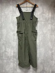 java ジャバ 肩ベルト ナイロン ジャンパースカート ワンピース sizeL/カーキ ■◆ レディース