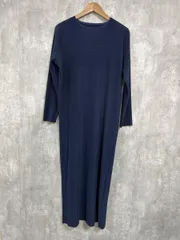 wee9s ウィークス スーパーストレッチプリーツ セルフカット可能 ワンピース size02/紺 ■◇ レディース