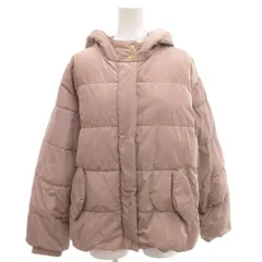 マジェスティックレゴン MAJESTIC LEGON 美品 フード 中綿ジャケット M ピンク系 /IX ■ECA001