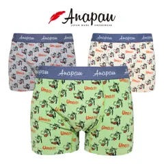 Anapau アナパウ ボクサーパンツ Uma! 前閉じ メンズ 日本製 下着 P-2601のサムネイル