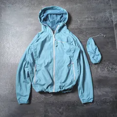 Montbell Light Shell Parka Men XS Light Blue Mint Condition 美品 モンベル ライトシェルパーカ メンズ XS相当 ライトブルー