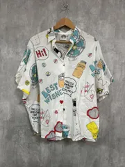 scolar スカラー 夏モチーフ柄 アロハ シャツ sizeM/オフホワイト ■◆ レディースのサムネイル