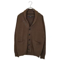 1PIU1UGUALE3 ウノピゥウノウグァーレトレ RAGLAN SHAWL CARDIGAN ウール ラグラン ショール カーディガン MRK261 CTW009 5 ブラウン メンズのサムネイル