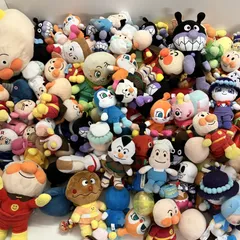 ◆ 大量点 まとめ商品 アンパンマン ミニぬいぐるみ おもちゃ キーホルダー他 ぷりちぃビーンズ チャポン しらたまさん SLマン みるくぼうやなど 現状品