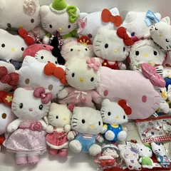 ◆ Sanrio サンリオ 30点 まとめ商品 ハローキティ キティーちゃん ぬいぐるみ 雑貨 ミニぬいぐるみなど コラボあり 現状品