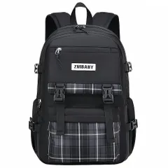 【数量限定】リュックサック キッズ バッグ バックパック 大容量 A4 女の子 男の子 小学生 通学 子供 通塾 お出かけ 修学旅行 遠足 チェック柄 防水 子供の日 リュック プレゼント 20L 25L 黒 ピンク パープル グレー