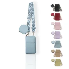 【新着商品】3way 肩にかけ ミニ 薄い 手提げ おしゃれ バッグ 可愛い 人気 携帯ポーチ PUレザー 斜めがけ スマホポーチ シンプル 財布 ショルダー 軽量 小さめ コインケース ポシェット ショルダーバッグ レディース スマホショルダー