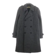 SAINT LAURENT PARIS (サンローランパリ) 14AW ハウンドトゥース ダブルブレスト ウール コート グレー 356716 Y954Fのサムネイル