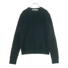 OFF-WHITE (オフホワイト) 20AW Cable Knit Sweater クルーネック ケーブルニットセーター グリーン OMHE043E20KNI001のサムネイル