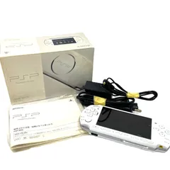 【ジャンク品】SONY Play Station Portable ソニー プレイステイション ポータブル PSP-3000PW 本体 バッテリー無 パール・ホワイト ゲーム機 GM