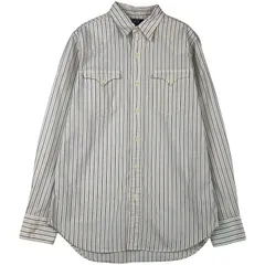 古着 ラルフローレン Ralph Lauren POLO by Ralph Lauren CLASSIC WESTERN マルチストライプ 長袖 ウエスタンシャツ/eaa459077