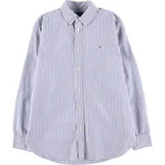 古着 ラルフローレン Ralph Lauren 長袖 ボタンダウンストライプシャツ レディースL相当/eaa459078