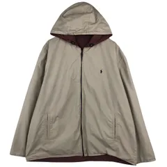 古着 ラルフローレン Ralph Lauren POLO by Ralph Lauren リバーシブル コットンパーカー メンズXL相当/eaa611701