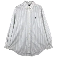 古着 ラルフローレン Ralph Lauren 長袖 ボタンダウンストライプシャツ メンズL相当/eaa611707