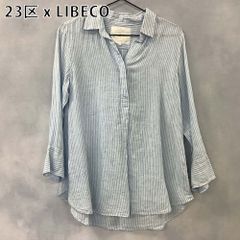 【23区】LIBECOリネン100% スキッパーシャツホワイト 38 2026年最新】23区 libeco スキッパーリネンシャツの人気アイテム
