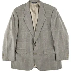 古着 80~90年代 バーバリー Burberry's ガンクラブチェック ウールテーラードジャケット USA製 メンズL相当 ヴィンテージ/evb032438