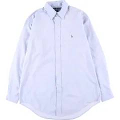 古着 ラルフローレン Ralph Lauren YARMOUTH 長袖 ボタンダウンシャツ メンズM相当/eaa495427