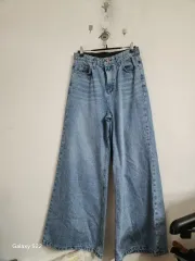 デニム ワイド デニム パンツ 27