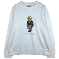 古着 ラルフローレン Ralph Lauren POLO DENIM & SUPPLY ポロベア プリントスウェットシャツ トレーナー メンズXL相当/eaa624688