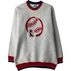 古着 90年代 ディズニー DISNEY MICKEY MOUSE ミッキーマウス キャラクタースウェットシャツ トレーナー USA製 メンズXXL相当/eaa614400