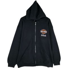 良品 ハワイ ホノルル限定 Harley-Davidson ジップ パーカー L - メルカリ