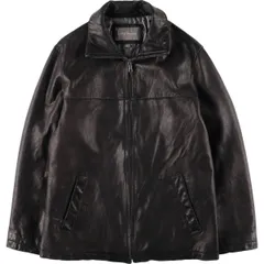 古着 apt.9 スイングトップタイプ 中綿入り レザーブルゾン メンズM相当/eaa625086