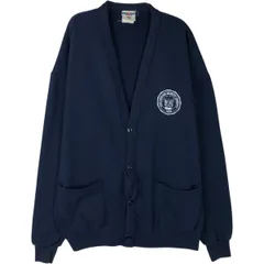 古着 90~00年代 ジャージーズ Jerzees カレッジ カーディガン メンズXL相当 ヴィンテージ/eaa625601のサムネイル