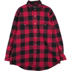 古着 フィールドアンドストリーム FIELD&STREAM バッファローチェック 長袖 フランネルチェックシャツ メンズXL相当/eaa624724