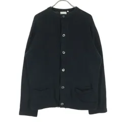 BEAMS ビームス 日本製 長袖 ニットカーディガン M ブラック メンズ 古着