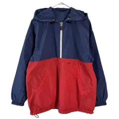 90年代 NIKE ナイキ リバーシブル アノラックパーカージャケット スポーツ バイカラー(メンズ M)中古 古着 X7462