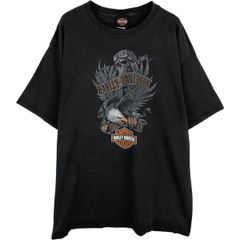 Harley-Davidson broken“髑髏“鷹“boro t-shirt - メルカリ