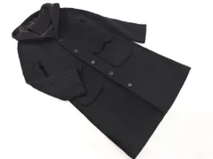 BEAMS BOY ビームスボーイ ウール混 フード ロング コート 紺 ◇■ レディース