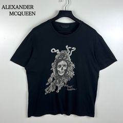 ALEXANDER McQUEEN スカルドット Tシャツ y2k 黒 美品】国内正規 アレキサンダーマックイーン スカルドット Tシャツ y2k
