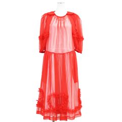 極美品】HERMES エルメス 2010AW 鹿革 レザーパイピング Vネック