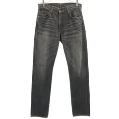 Levi's リーバイス 505-09 ストレートデニムパンツ W30 ブラック ジーンズ メンズ 古着