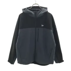 美品 NEW ERA ニューエラ PA SHELL 2 ジャケット XL チャコールグレー 裏フリース メンズ 古着のサムネイル